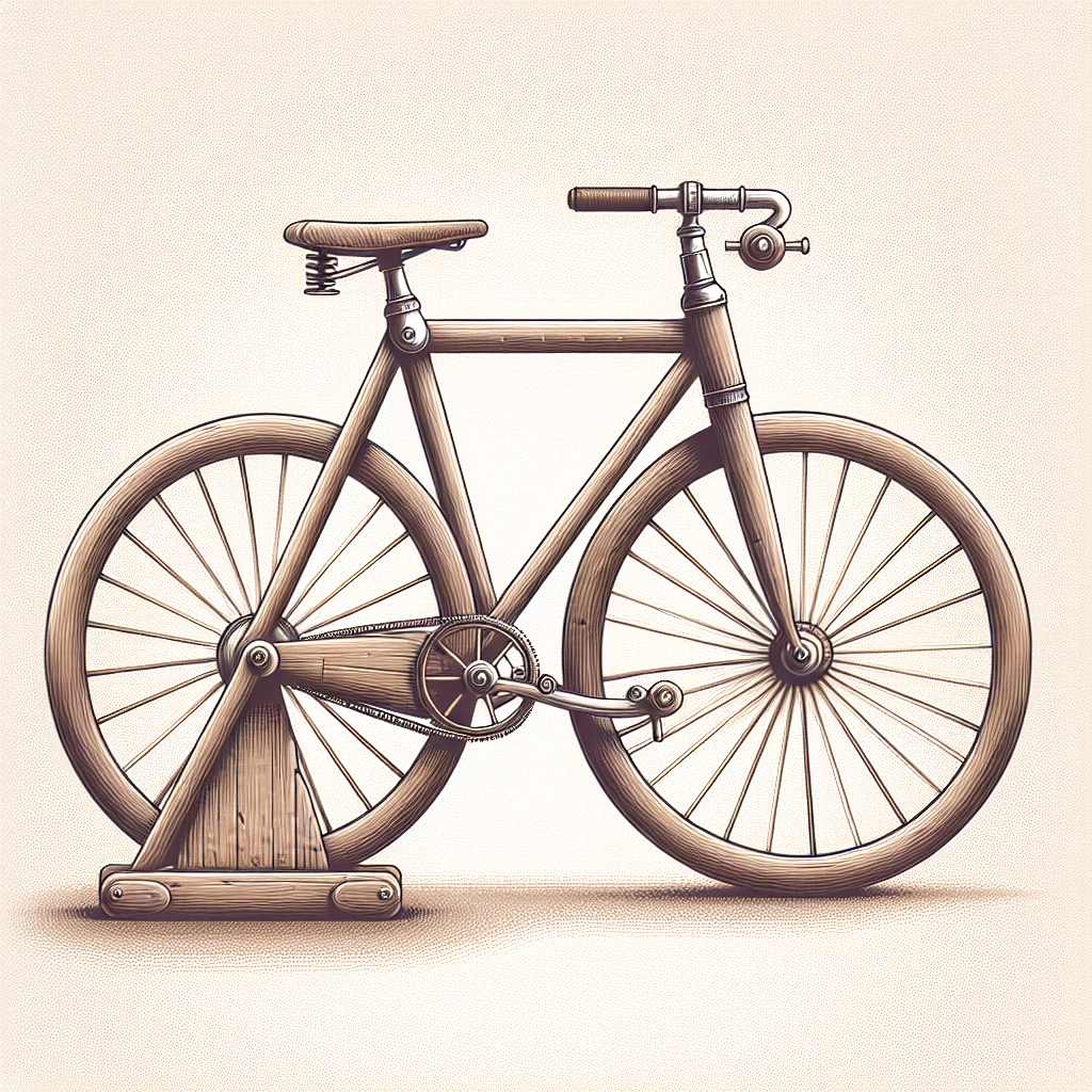 История Изобретения: Первый Деревянный Велосипед и Его Создатель